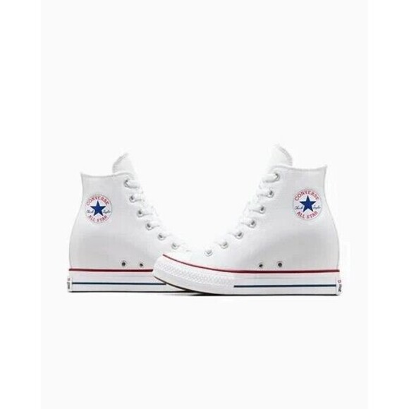 Converse Chuck Taylor All Star Platform Wedge White Womens Size 9 - Picture 5 of 6